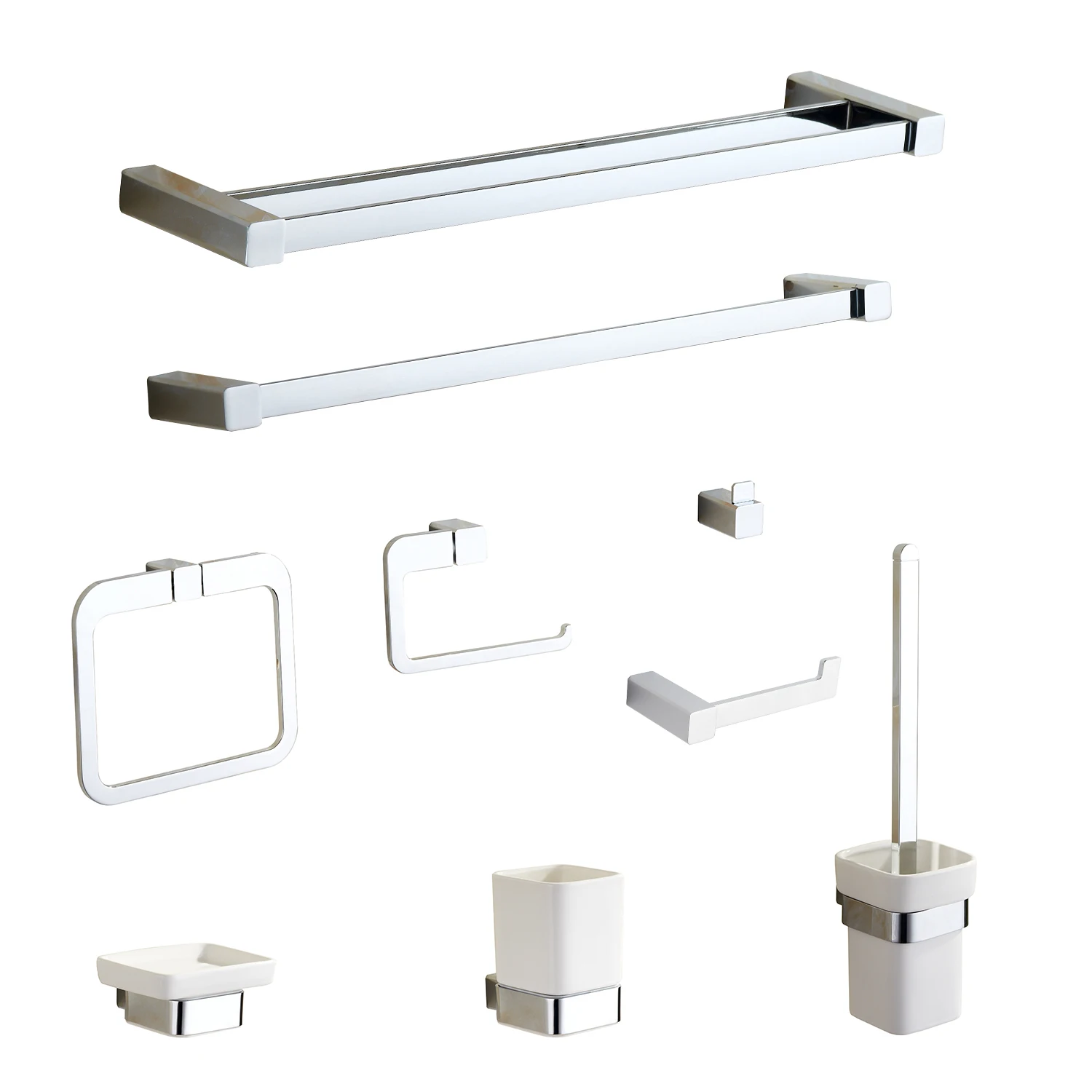sanitary hardware / bathroom accessories set