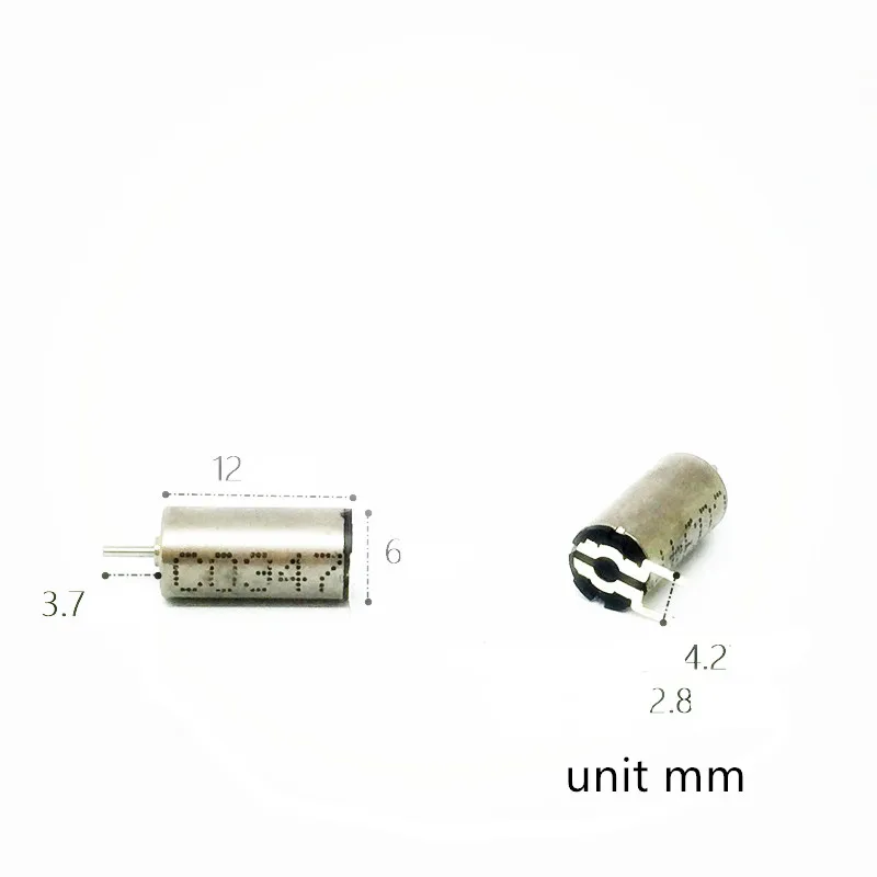 Микро вибромотор Taidacent 612 1,5 в 3 в для Дронов, игрушек, маленький, с высоким крутящим моментом, матовый, 6 мм, бесщеточный двигатель постоянного тока