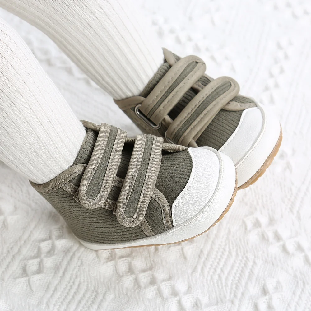 Wholesale Cotton Corduroy Toddler Newborn Infant Boy Girl Kids New Born Walking Baby Casual Shoes