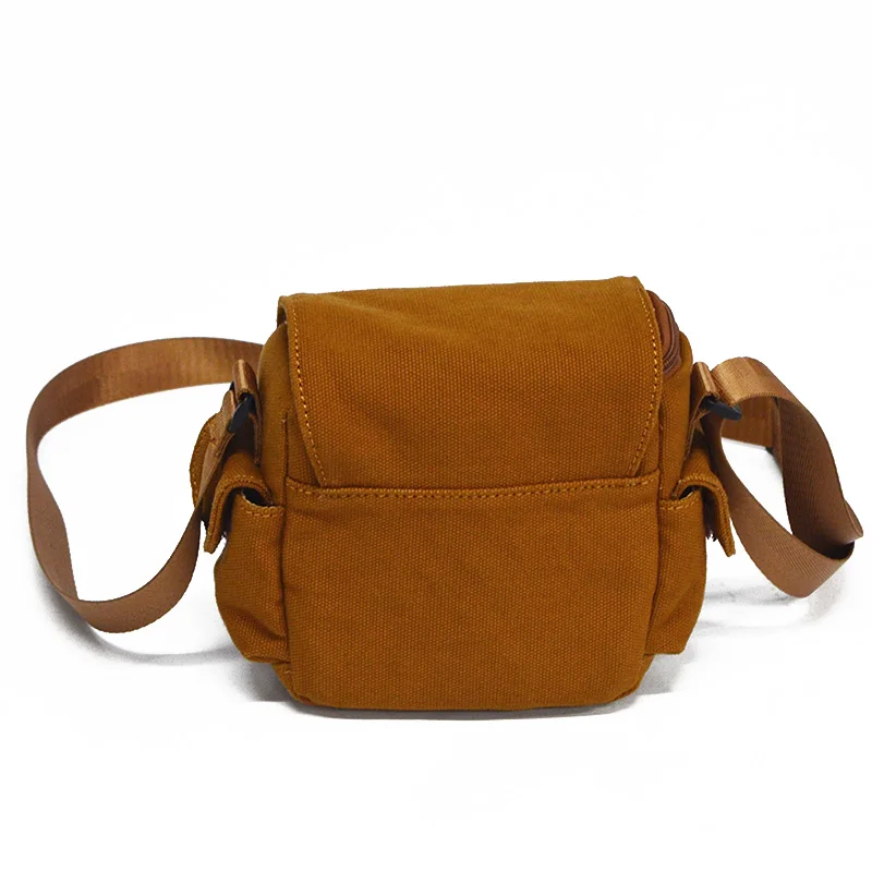Fashion small camera sling shoulder bag canvas cross body camera bag