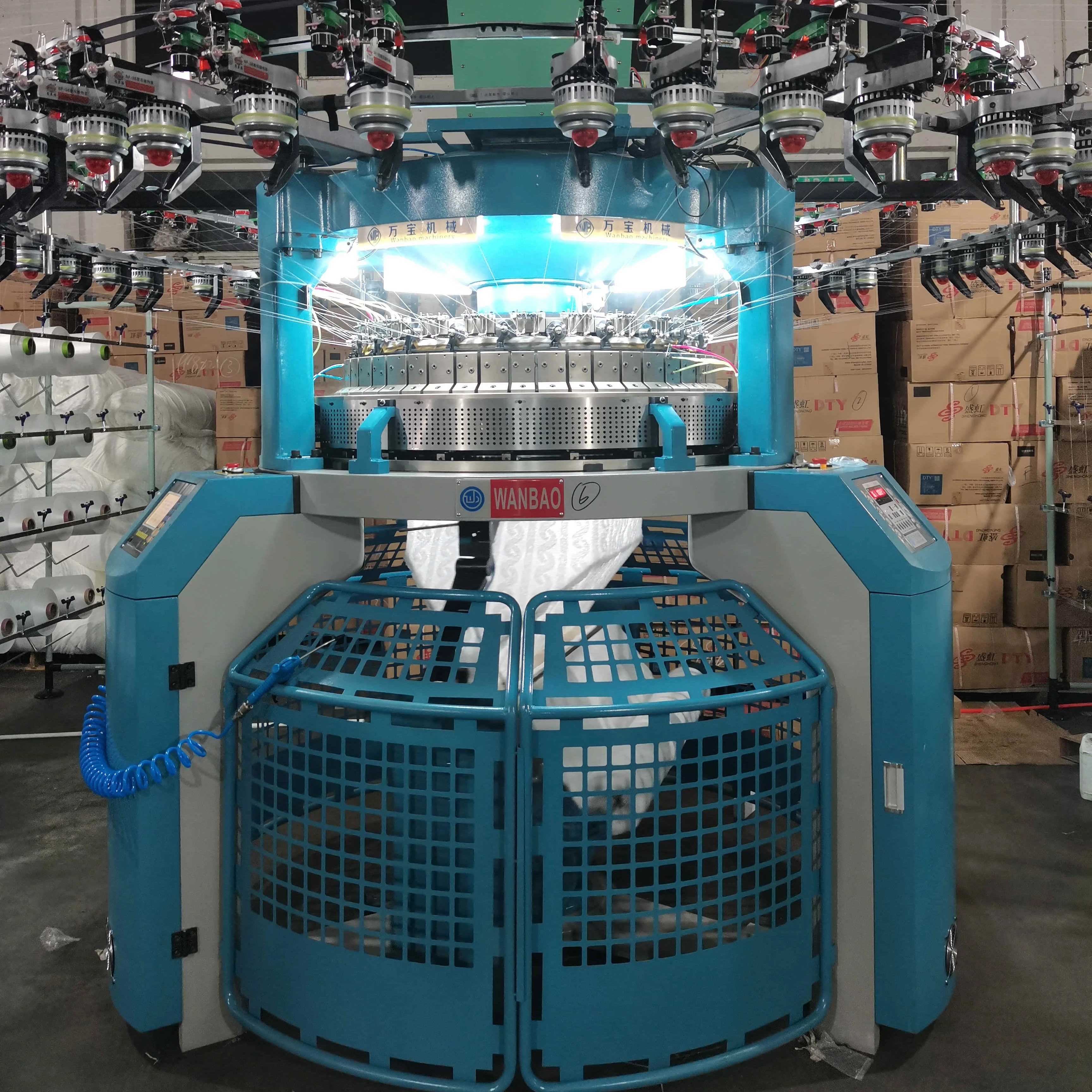 WANBAO  Automatic Double Jersey Jacquard Circular Knitting Machine High Speed Computerized Fabric Knitting Machine