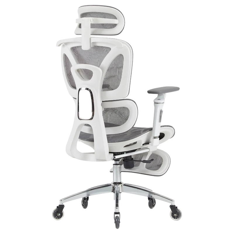 mesh chair with metal base gray office chair with adjustable headrest wholesale high end office chair with adjustable backrest