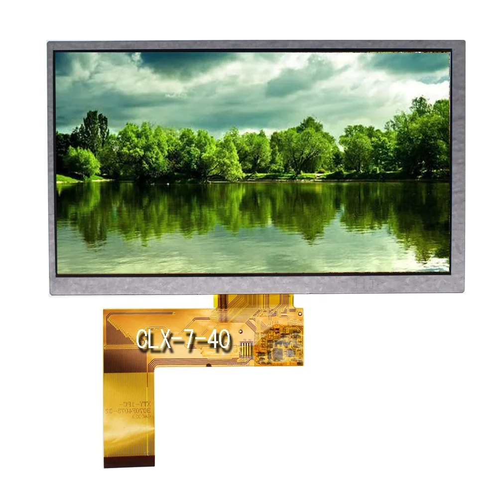 
7 inch TFT RGB IPS 40PIN 1024X600 LCD DISPLAY SCREEN MODULE 