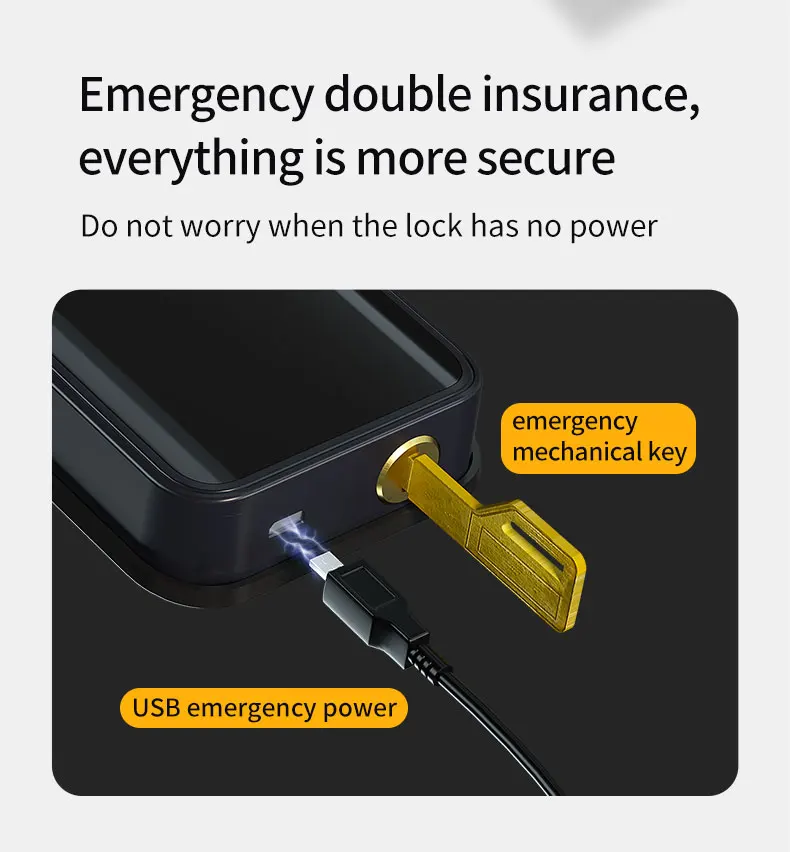 WIFI Tuya APP Control QR Card Fingerprint Door Lock Digital Lock Intelligent Electric Smart Door Lock With Camera