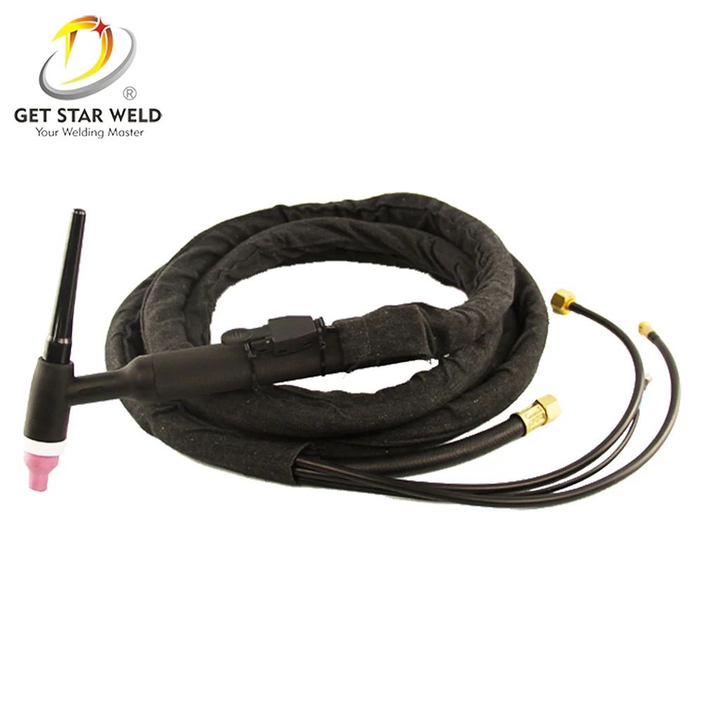 Get Star Weld WP12 mini 200amp flexible automatic water cooled argon arc tig welding torch