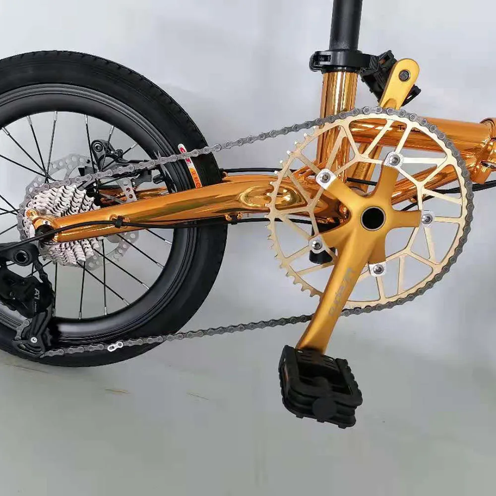 20 дюймов Углеродистая стальная рама складной велосипед с переменной скоростью двойной дисковый тормоз горный велосипед