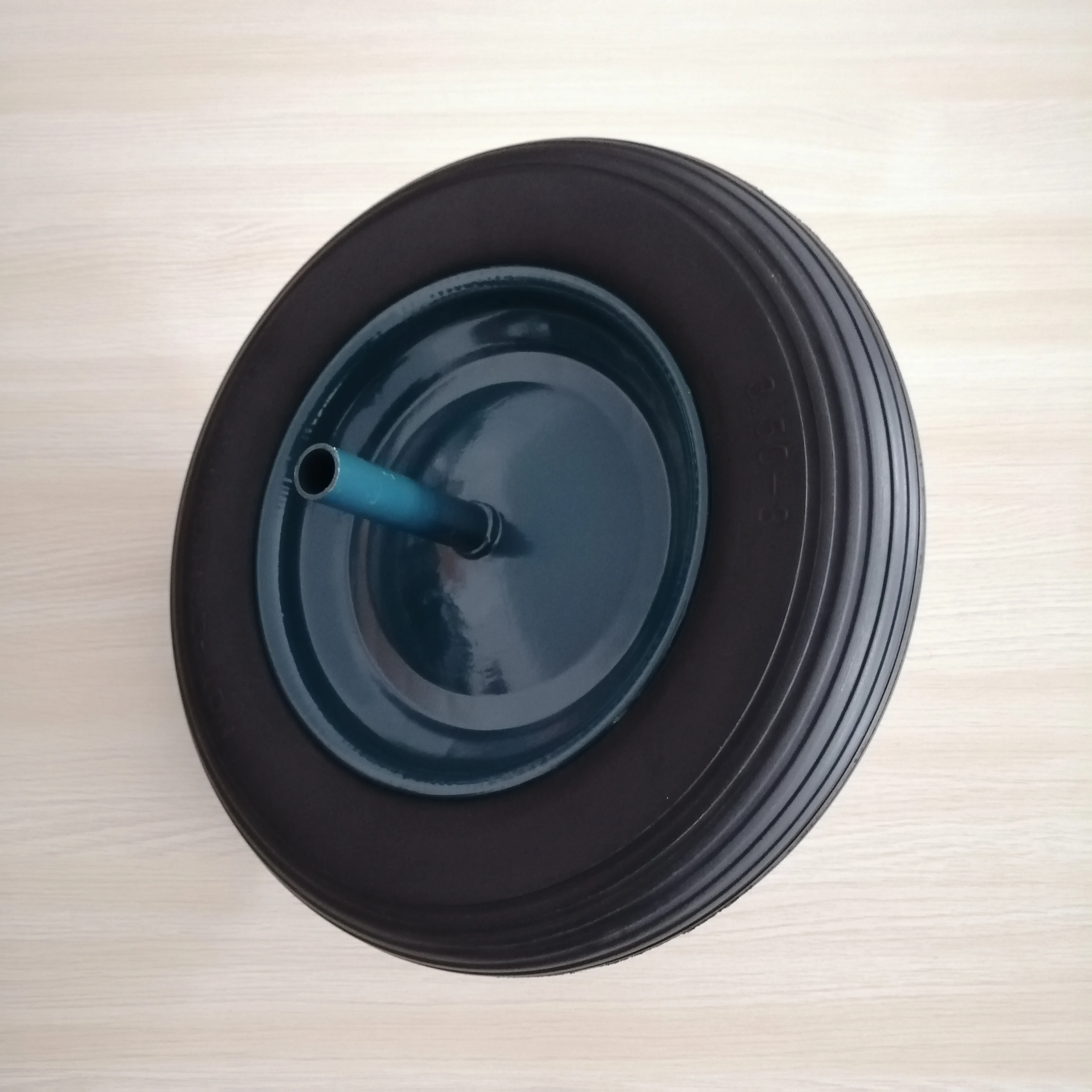 Wheelbarrows PU-Wheel Solid Rubber punctureproof flat free tyre for handtruck wagon cart