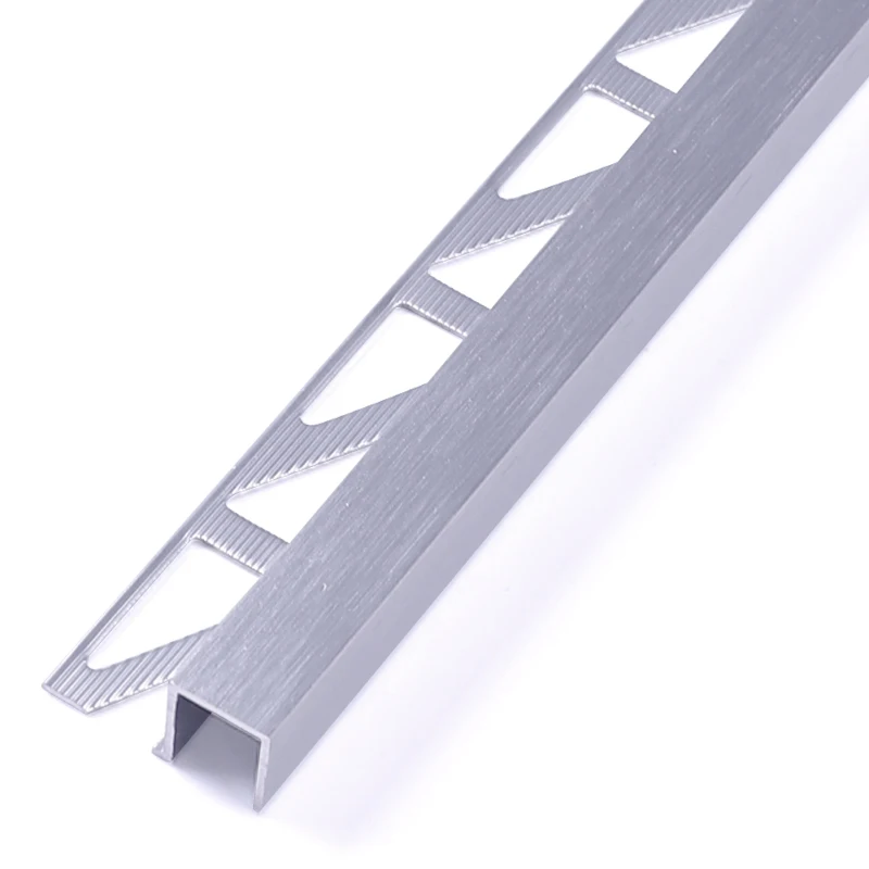 Foshan FSF Metal Transition Strips Mirror Square Shaped Decorative Border Tile Corner Tile Trim Bathroom Molding Edge