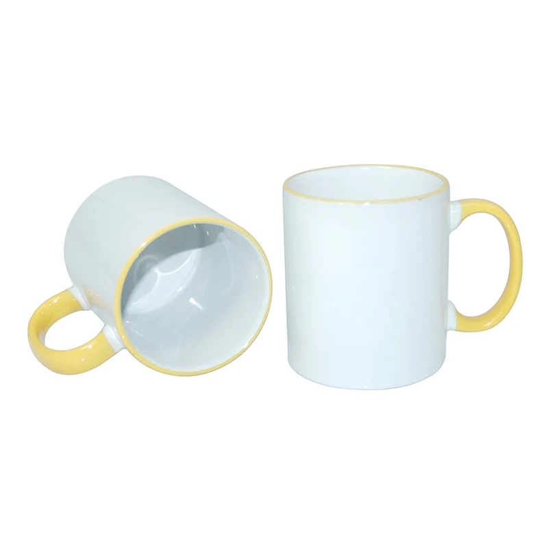 Sublimation Blanks 11oz Handle Color Ceramic Mug