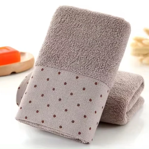 Cotton towel cotton face washing household adult dark hand towel does not lose hair thickened soft absorbent face towel