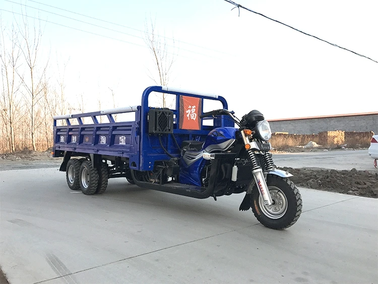 Большой мощный 200CC с водяным охлаждением 9-колесный грузовой моторизованный трехколесный велосипед tuk топливный масляный девятью колесами для faming