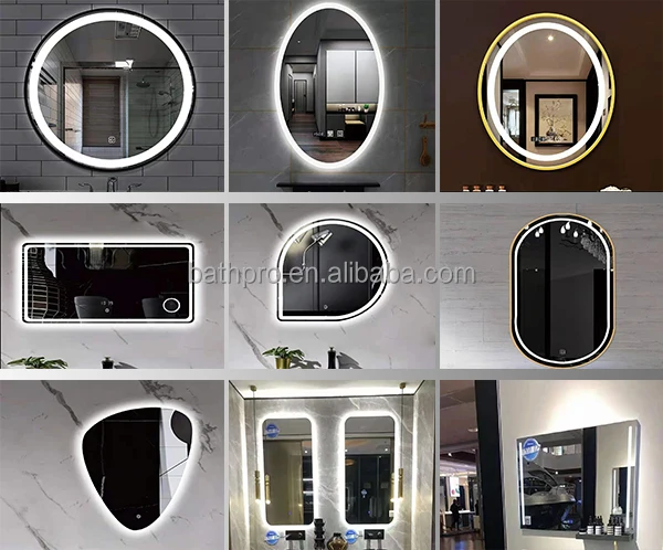 Алюминиевая рама IP44 настенное 3d светодиодное освещение для ванной комнаты