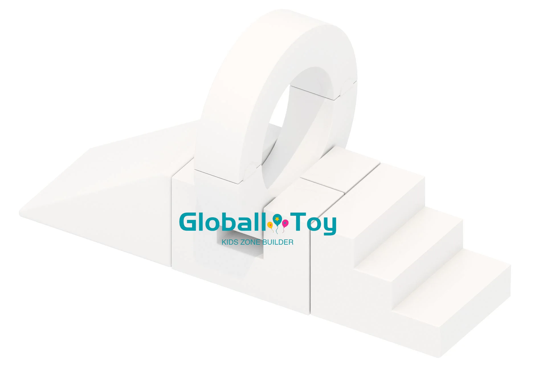 Party Rental White Toddler Softplay Package Indoor Playground Soft Play Equipment Set For children