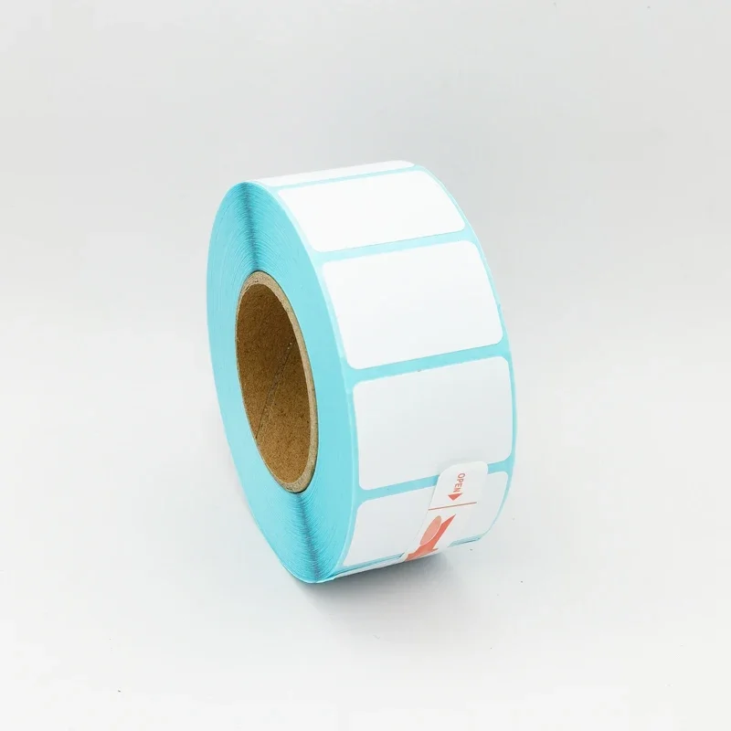 Custom Barcode Label Sticker 58x40 60x40 Blank Or Printed Self Adhesive Paper 58mm Thermal Label Sticker Roll