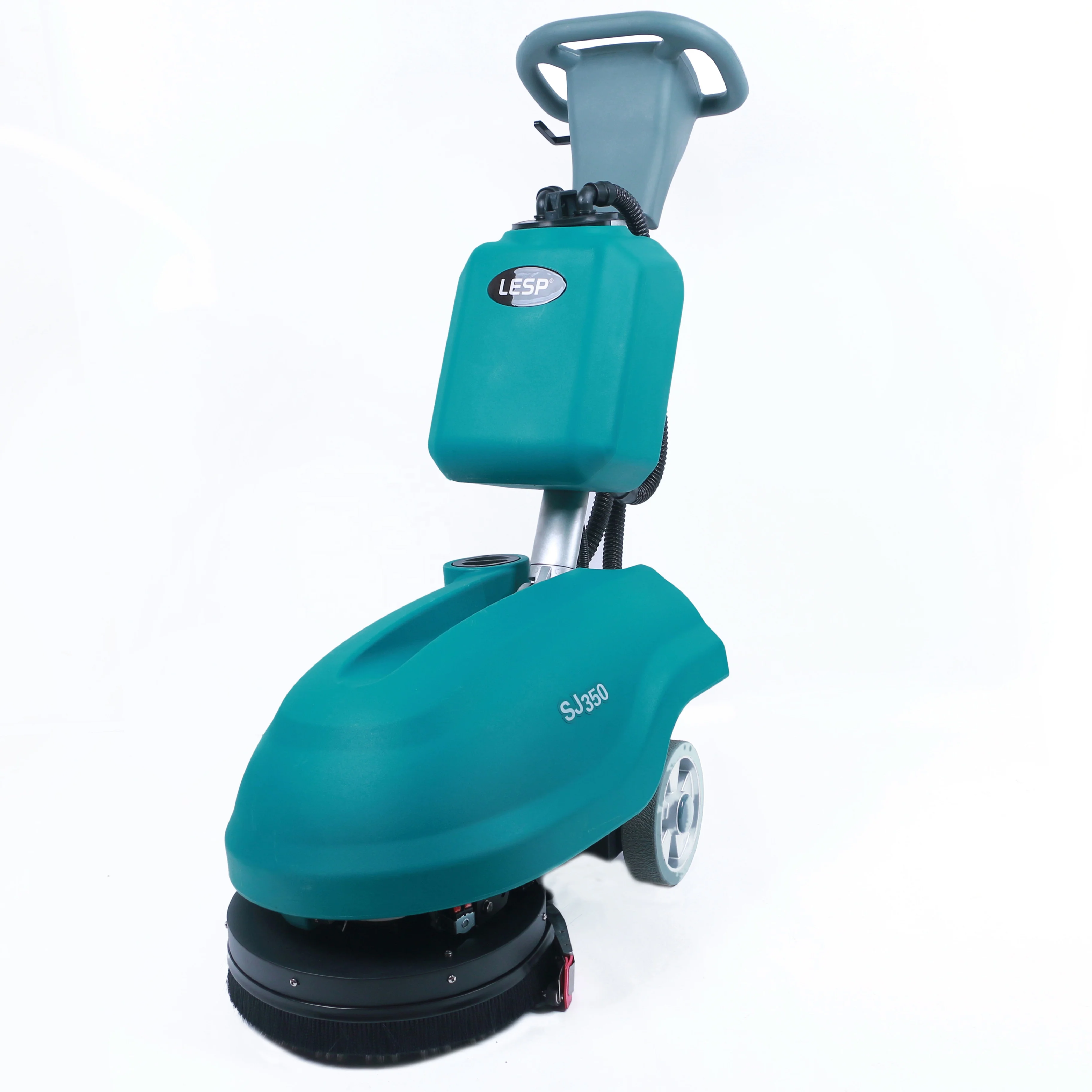SJ350 Auto floor scrubber cable scrubber marble tiles cleaning machine floor