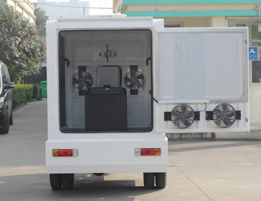 YEESO Electric Advertising Cargo Trike/Tricycles, running outdoor promoting