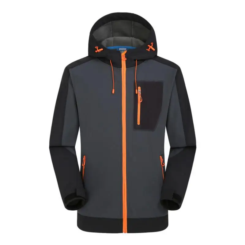 Custom Logo Mens Windproof Sports Tactical Training Fleece Soft Shell Impermeable Waterproof Windbreaker Softshell Jacket