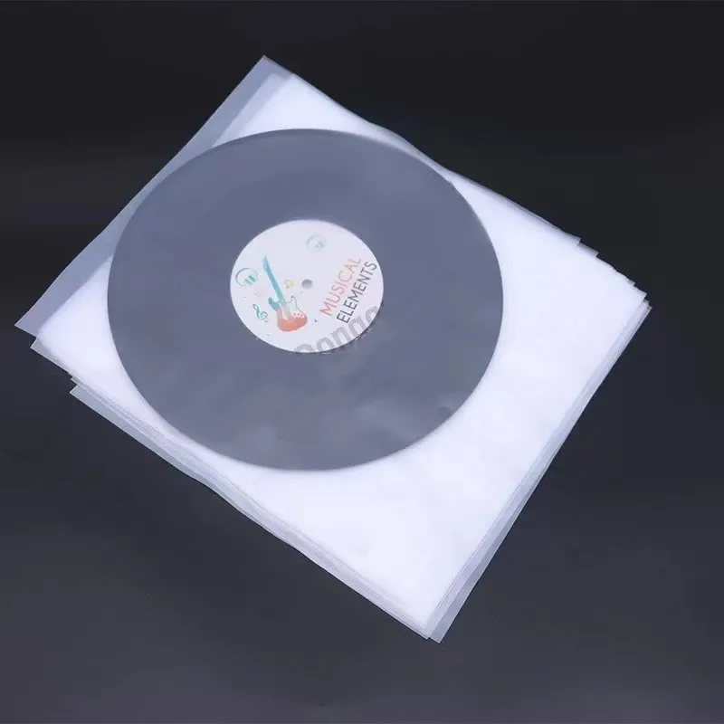 PO Антистатическая квадратная внутренняя сумка LP12, внутренняя сумка для виниловых записей, Пыленепроницаемая утолщенная Защитная внутренняя сумка для записей