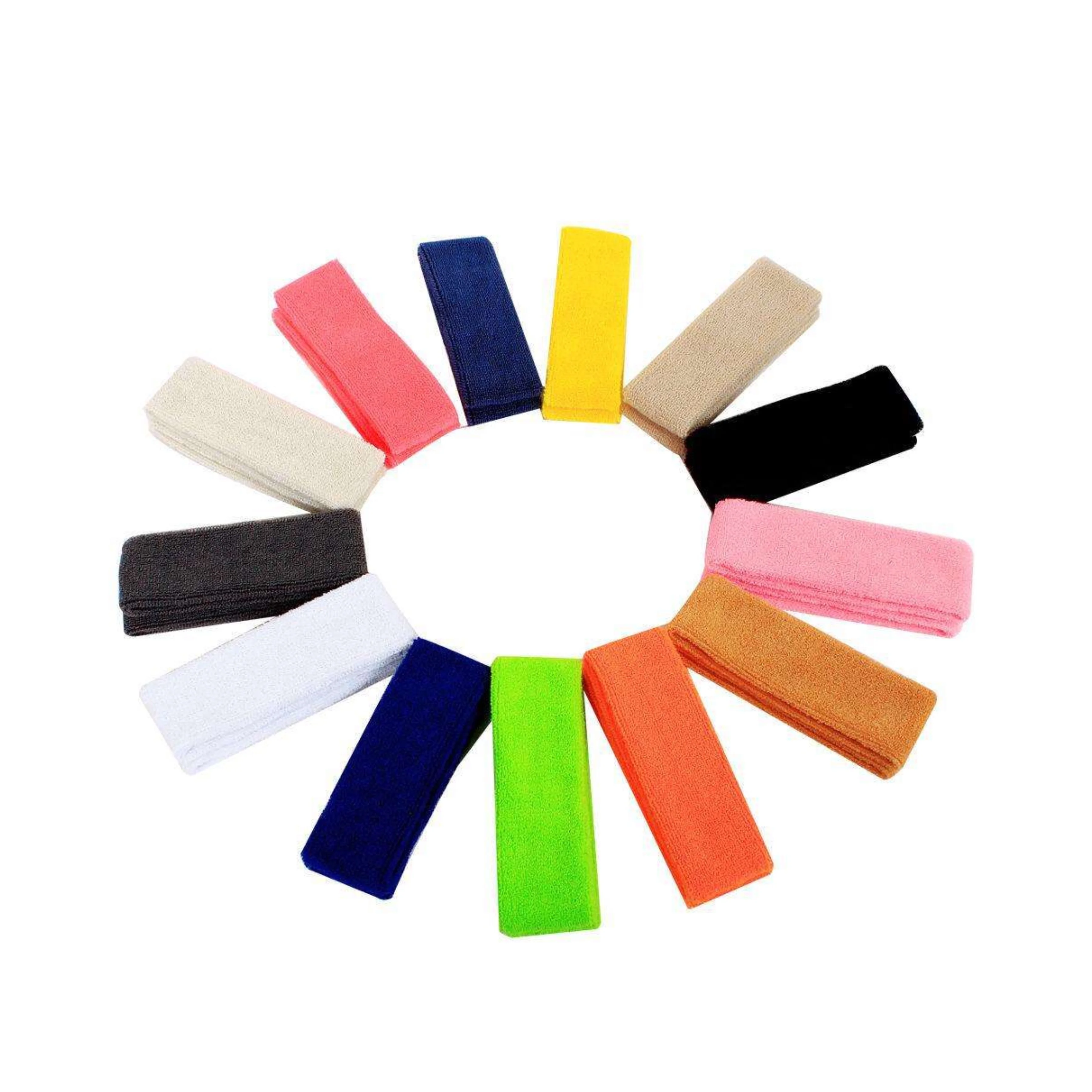 Sweat Absorbing Head Band Athletic Exercise Basketball Wrist Sweatbands and Headbands