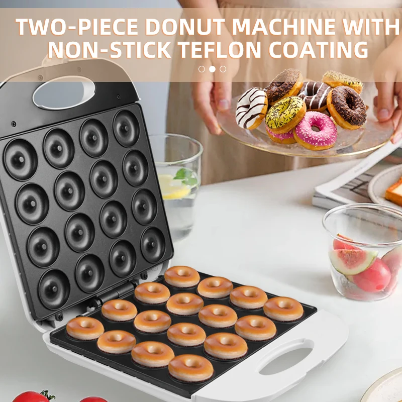DSP Summer new 16pcs multi-functional brownies cake donut machine non stick waffle brownie maker