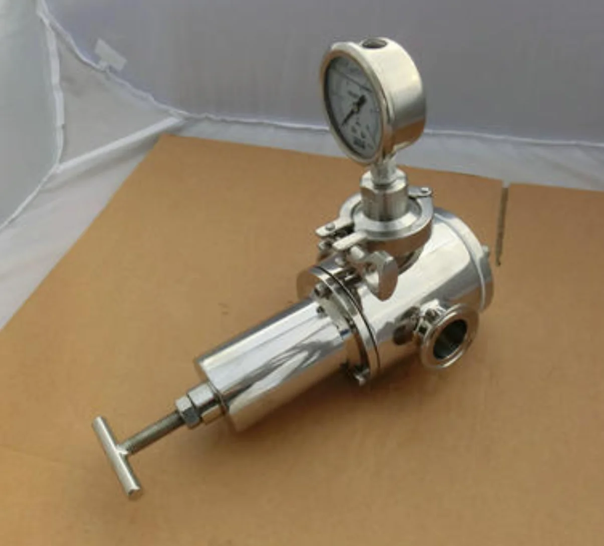 Sanitary Stainless Steel Pneumatic Clamped Safety Valve