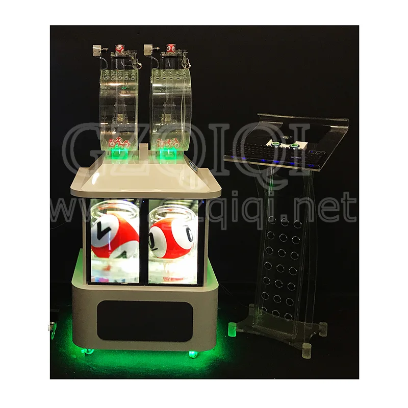Popular Lottery Machine with two cylinders for PICK 2 lotto game