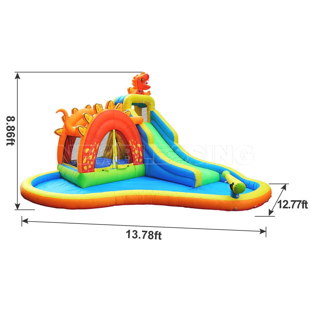 New Blessing Hot Sale Kids Party Game Air Bouncer Inflatable Bounce House Bouncy Castle Jumping Castle With Slide Combo