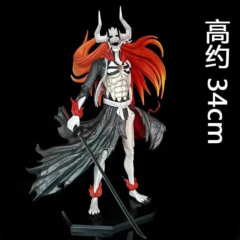 High Quality 33cm Anime Figures BLEACH Bull head Kurosaki Ichigo Action Figure Statues Model  Toys for Gift