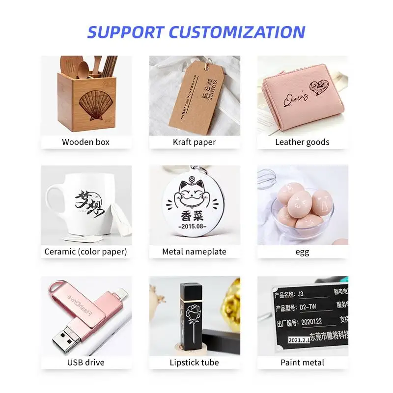 DAJA D2 Mini Laser Engraving Machine 3W/15W/20W APP Control Portable DIY Stainless Steel Wood Custom Logo DXF PLT DWG BMP