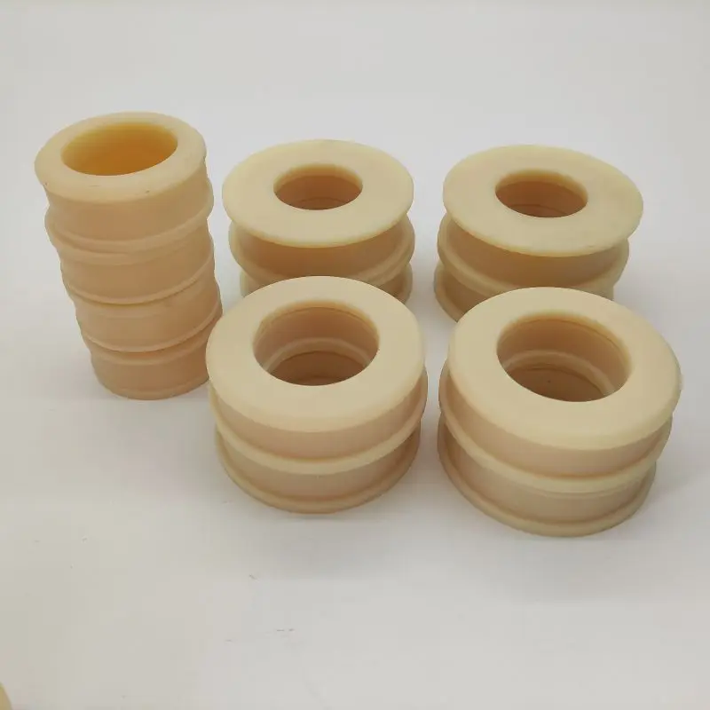 OEM Polyurethane PU UPE  POM Polymer PTFE/Nylon PA Plastic flange sleeve bushing Pipe Insert Plastic Flange SleeveHose Liner