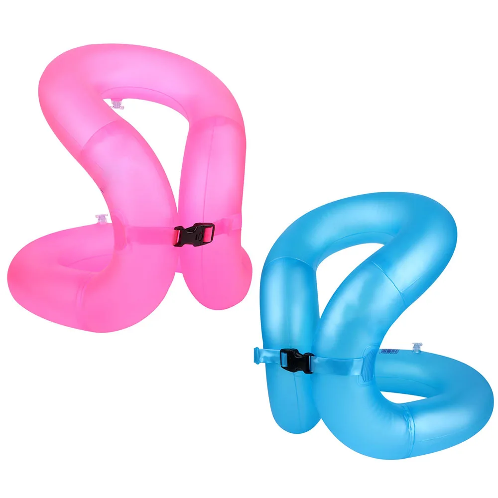 PVC inflatable Adjustable Safety Buckle Durable Float Tube Surround Air Bag Inflatable Pool Floats Swim Vest