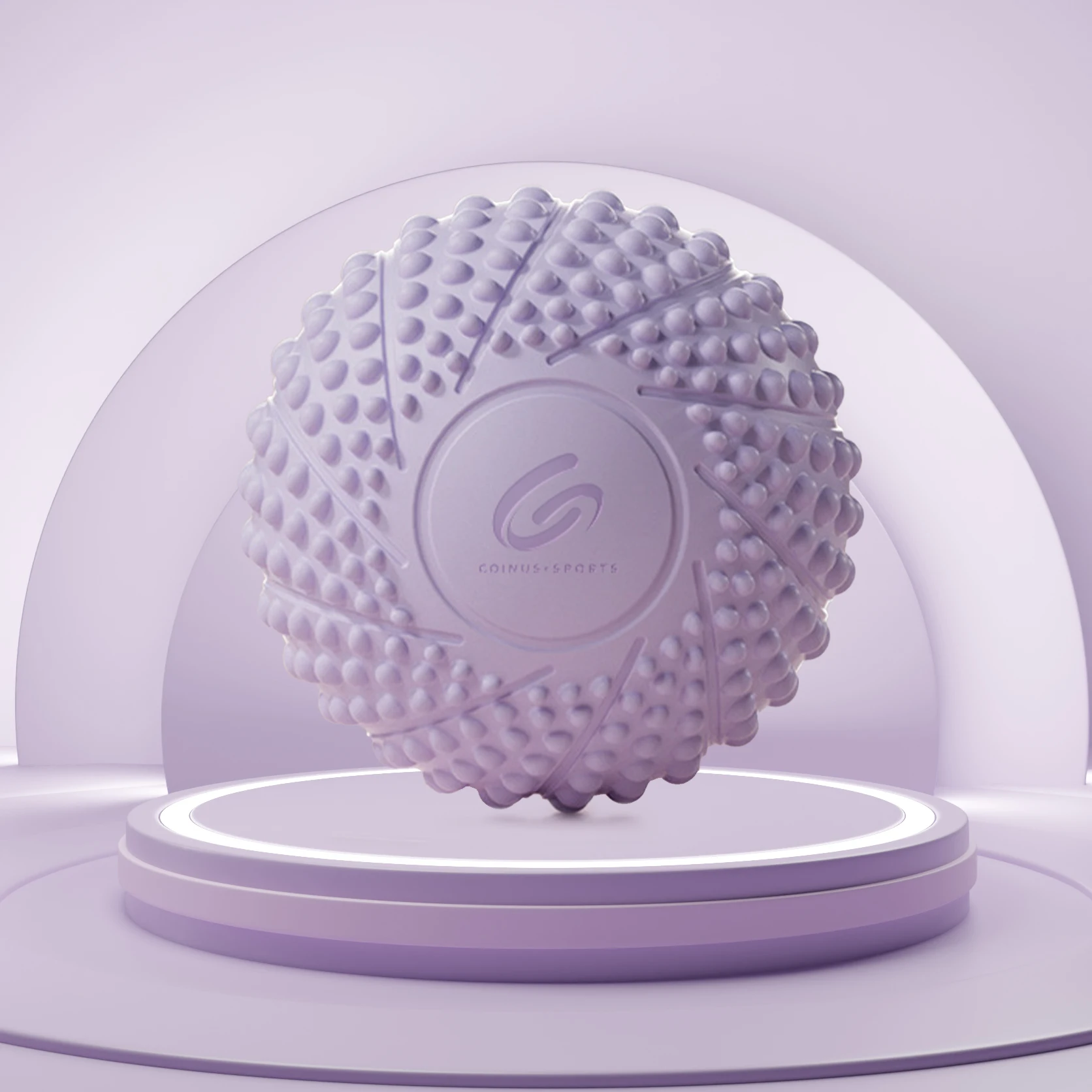 High Quality 3D Raised Dot Yoga Ball Eliminate Muscle Body Massage Palm And Feet Ball With Logo