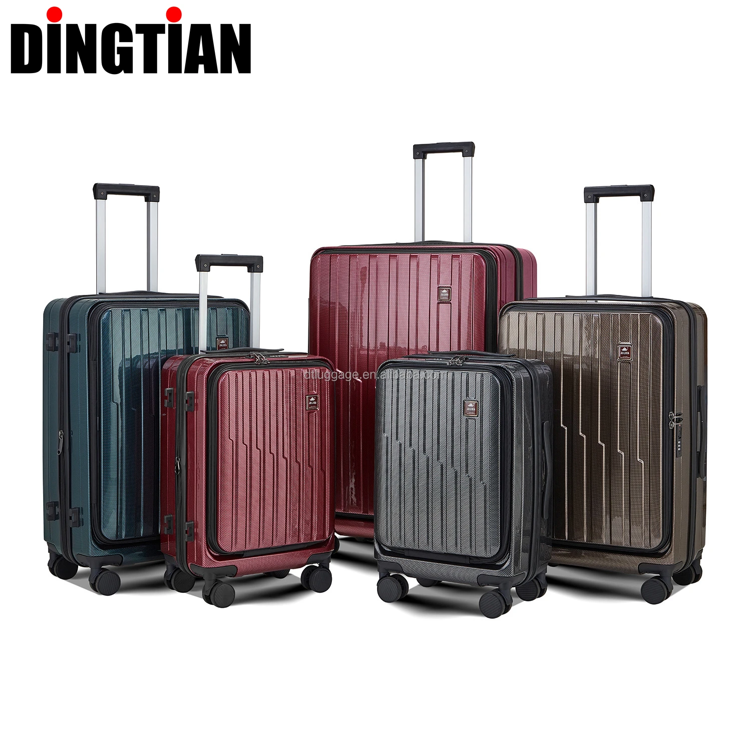 Factory Luxury Travel Suitcase Luggage Sets 20 24 28 inch Lightweight ABS+PC Baggage Valise Koffer maletas de viaje