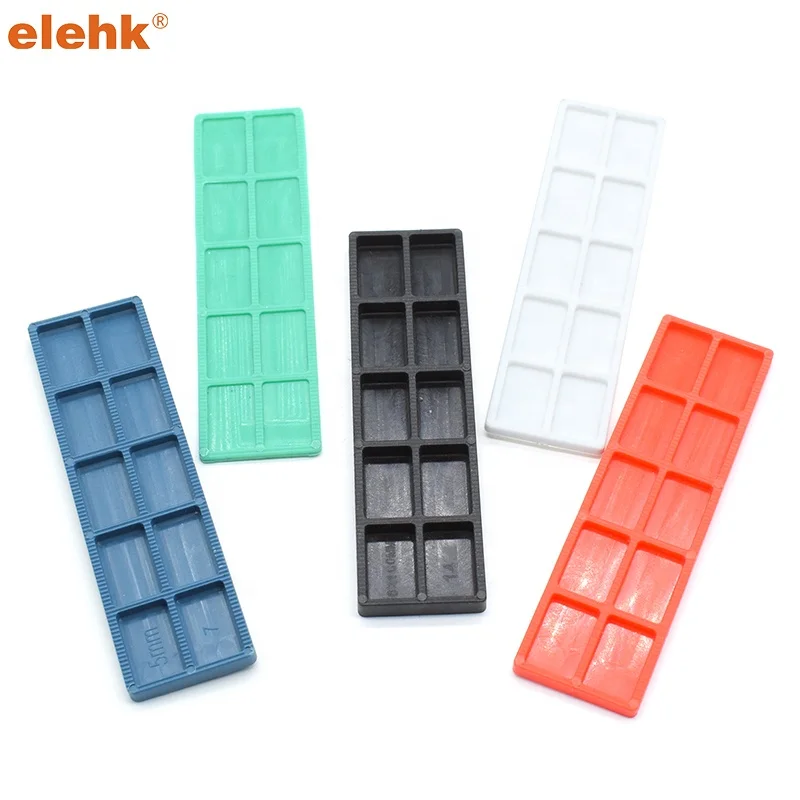 Elehk high quality plastic packers shims for windows flat glazing packers plastic window packers