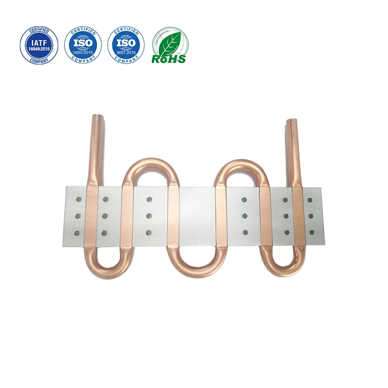 Factory Price High Quality Copper Heatpipe Battery Box Liquid Water Cold Cooling Plate