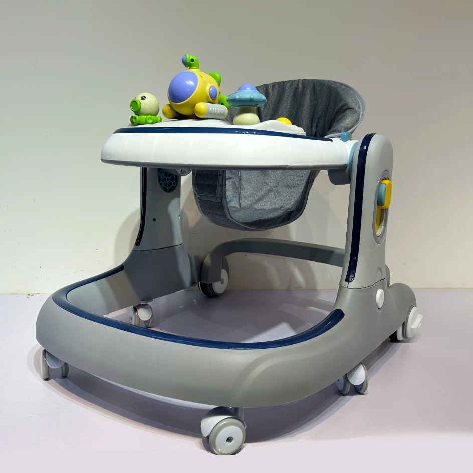 2024 Caminador Para Bebe Baby Walkers Sit-To-Stand Learning Walker Kids Push Musical Baby tricycle 4 In 1 With Wheels And Seat