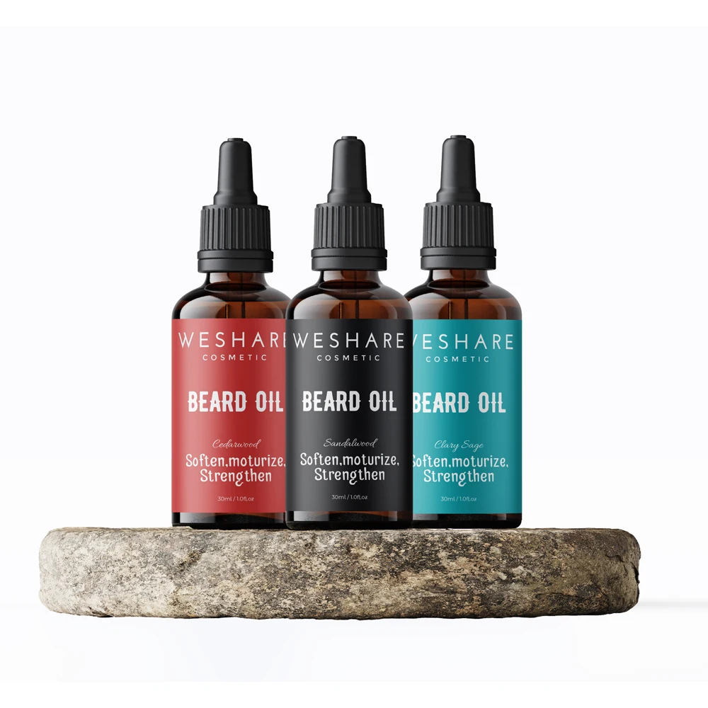 Wholesale Organic Beard Oil Growth Men Beard Butter Natural Softening Moisturizing Beard Balm Conditioner with Boxes Packaging