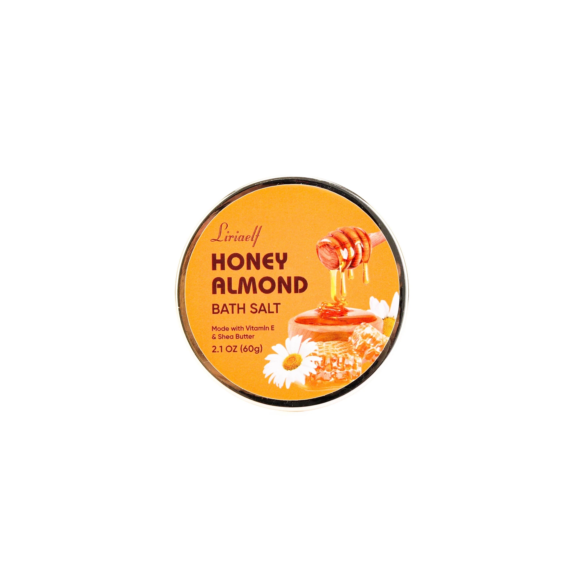 New design honey almond body scrub lotion bath bomb spa gift sets for women shower