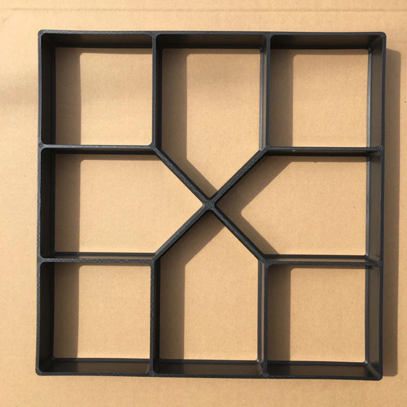 40*40*4cm Paving Mold Brick Concrete Cement Brick Manual Paving Mold Garden Path Maker Stone Road Tile DIY Pavement Molds