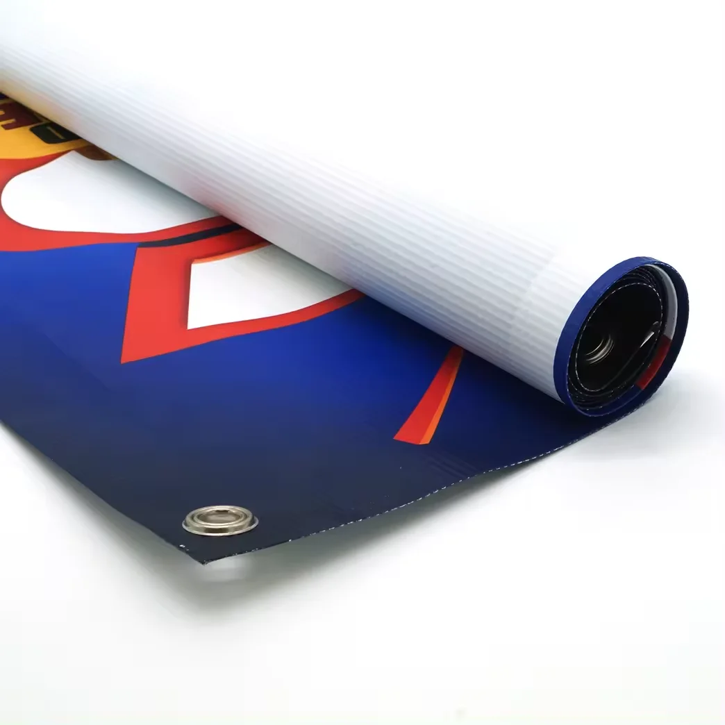 Custom personalized Outdoor wall advertising pvc vinyl banner, vinyl signs banner printing