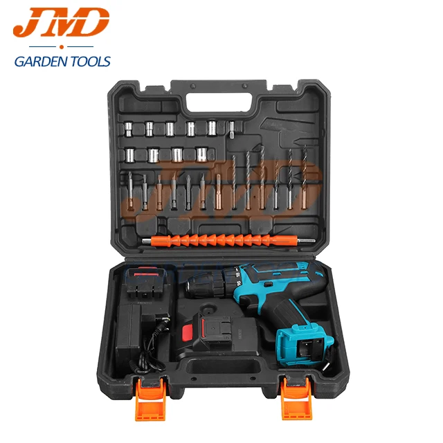 28V Rechargeable Lithium Battery Power Screw drivers Lithium Electric Portable  Cordless Drill Electric Screwdriver Set