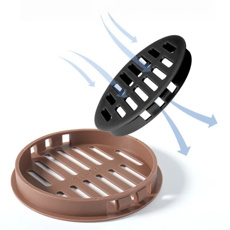 Wardrobe Cabinet Air Vent Hole Cover Plastic Round Cabinet Air Ventilation Grille Cover