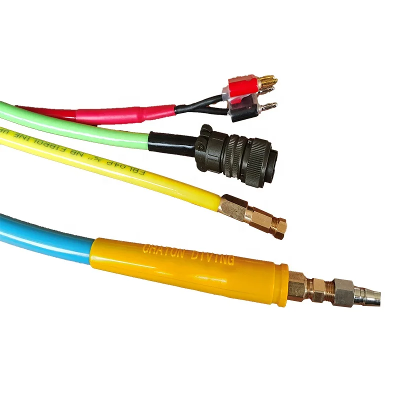 Прямо с завода, 4-ядерный скрученный водолаз, пуповина с пневматическим пневмокоммуникационным видео светом