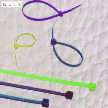 Booster factory supply colorful cable tie nylon cable tie zip ties  80mm-1200mm for toys