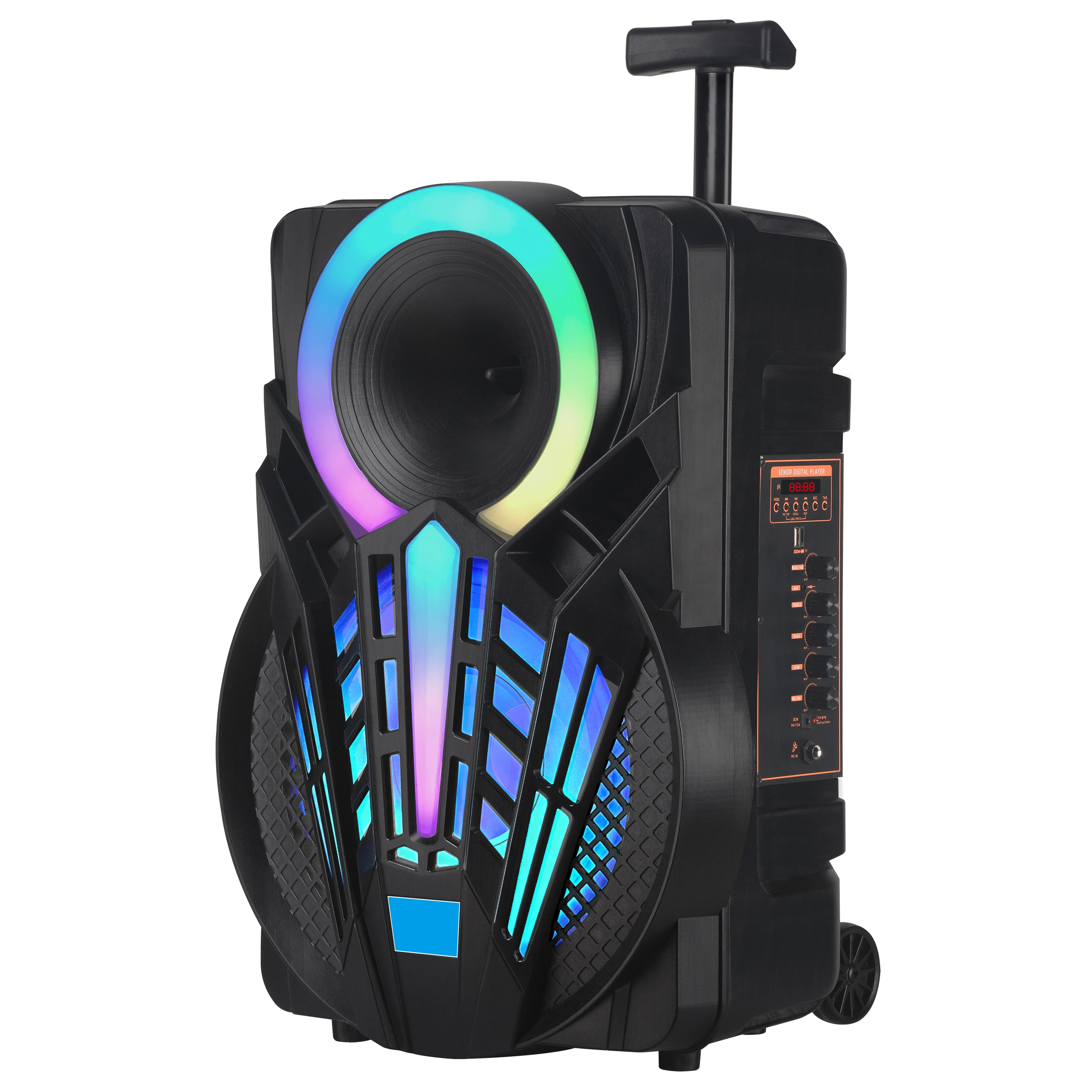 Chinese manufacturer remote control  wireless woofer p[arty trolley speaker