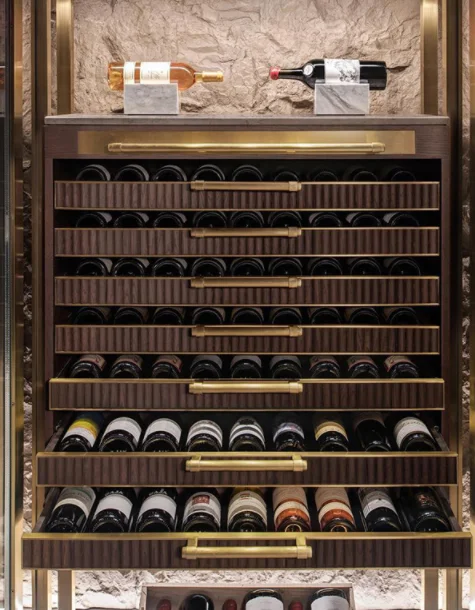 Изготавливаемый на заказ роскошный охладитель вина охлаждающий блок 300 бутылочных