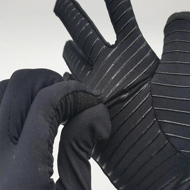 Copper Fiber Compression Anti-arthritis Chemotherapy Gloves Outdoor Cycling Sports Anti-slip Resistant Gloves Compression Gloves