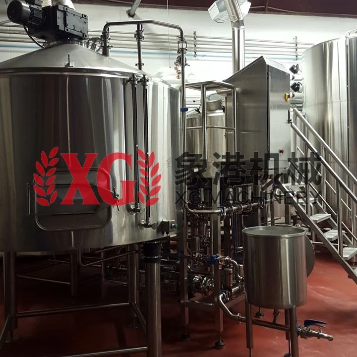 1200L 12HL 10BBL зеркало паровой нагрев два судна по индивидуальному заказу для варочного цеха
