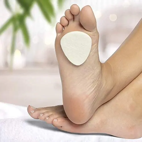 EKEM Metatarsal Felt Feet Pads Insert Pads Ball of Foot Cushion Pain Relief Forefoot Support Adhesive Pads