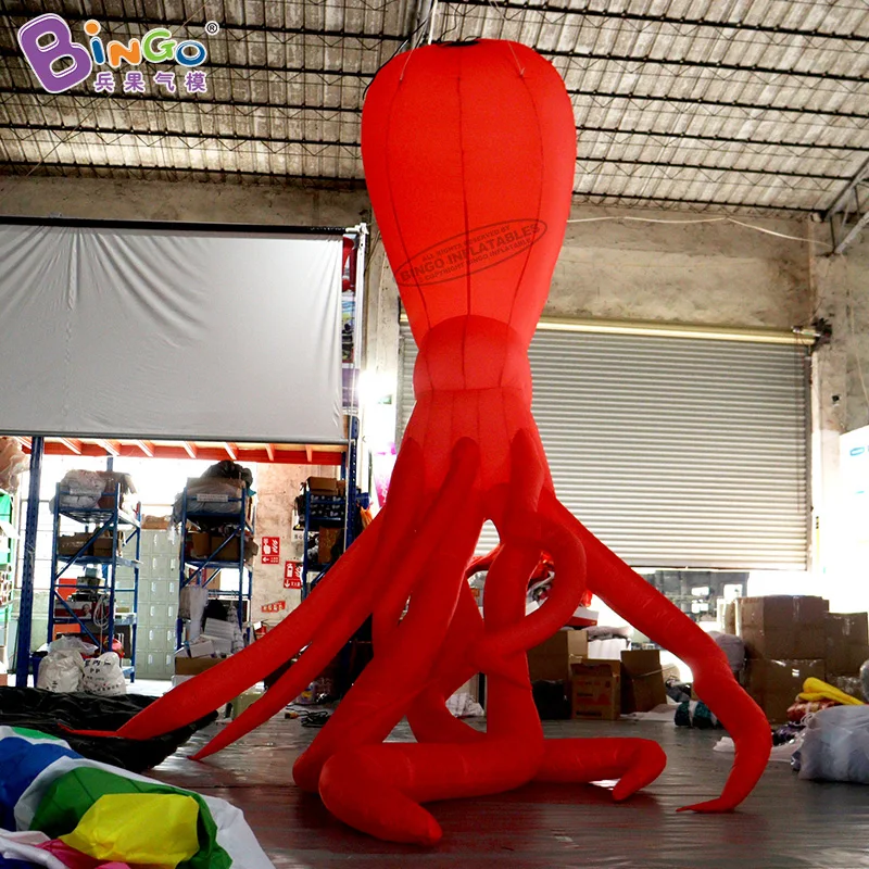 Bingo Customized Inflatable Night Club Giant Inflatable Octopus For Amusement Party Decoration